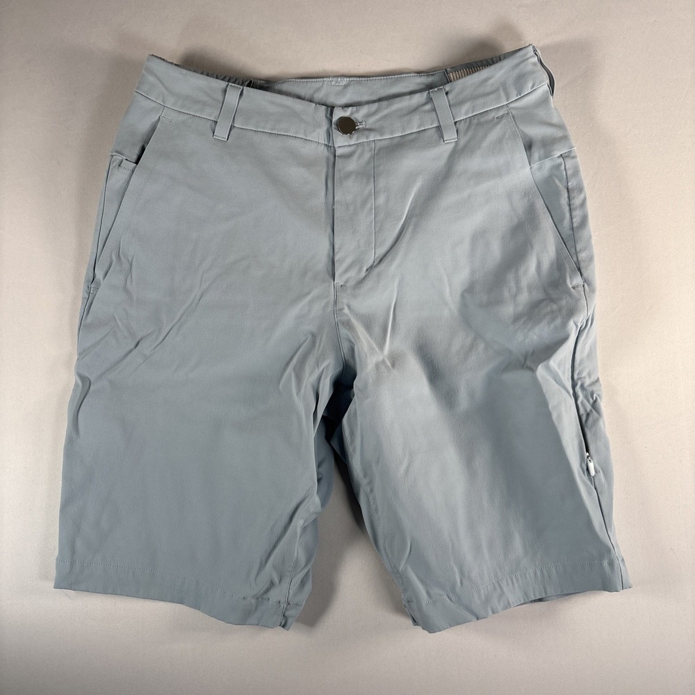 Lululemon Commission Shorts Mens 30 Blue Performance Casual Golf Chino 10"